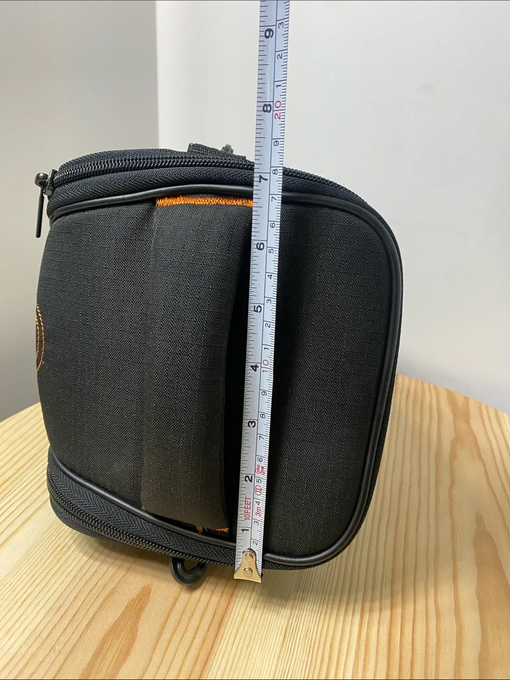 Amazon Basics DSLR Top Load Camera Bag Black with Adjustable Strap Hard Bottom